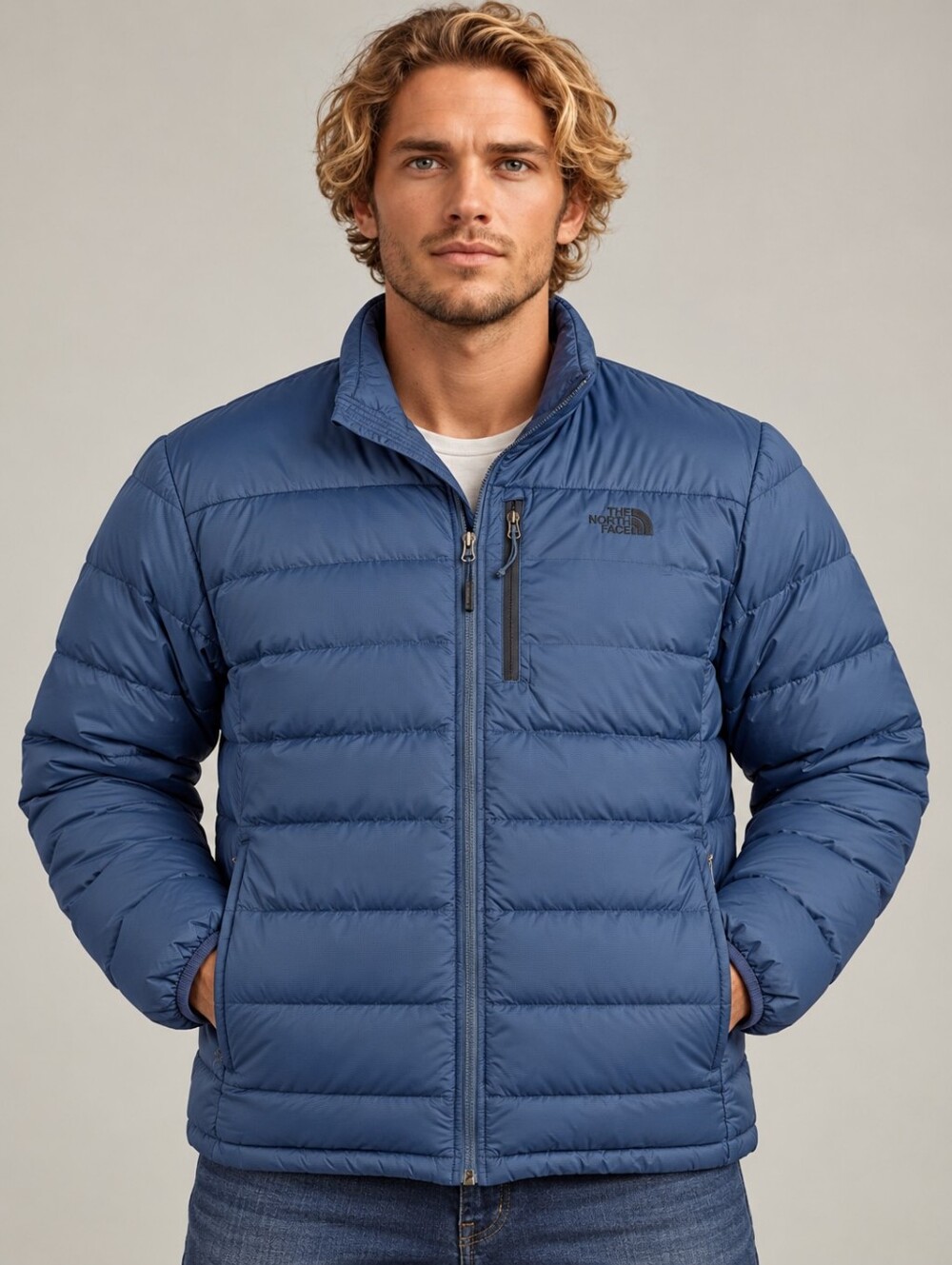 The North Face Aconcagua Down Puffer Jacket Shady Blue Men's 3XL NWT